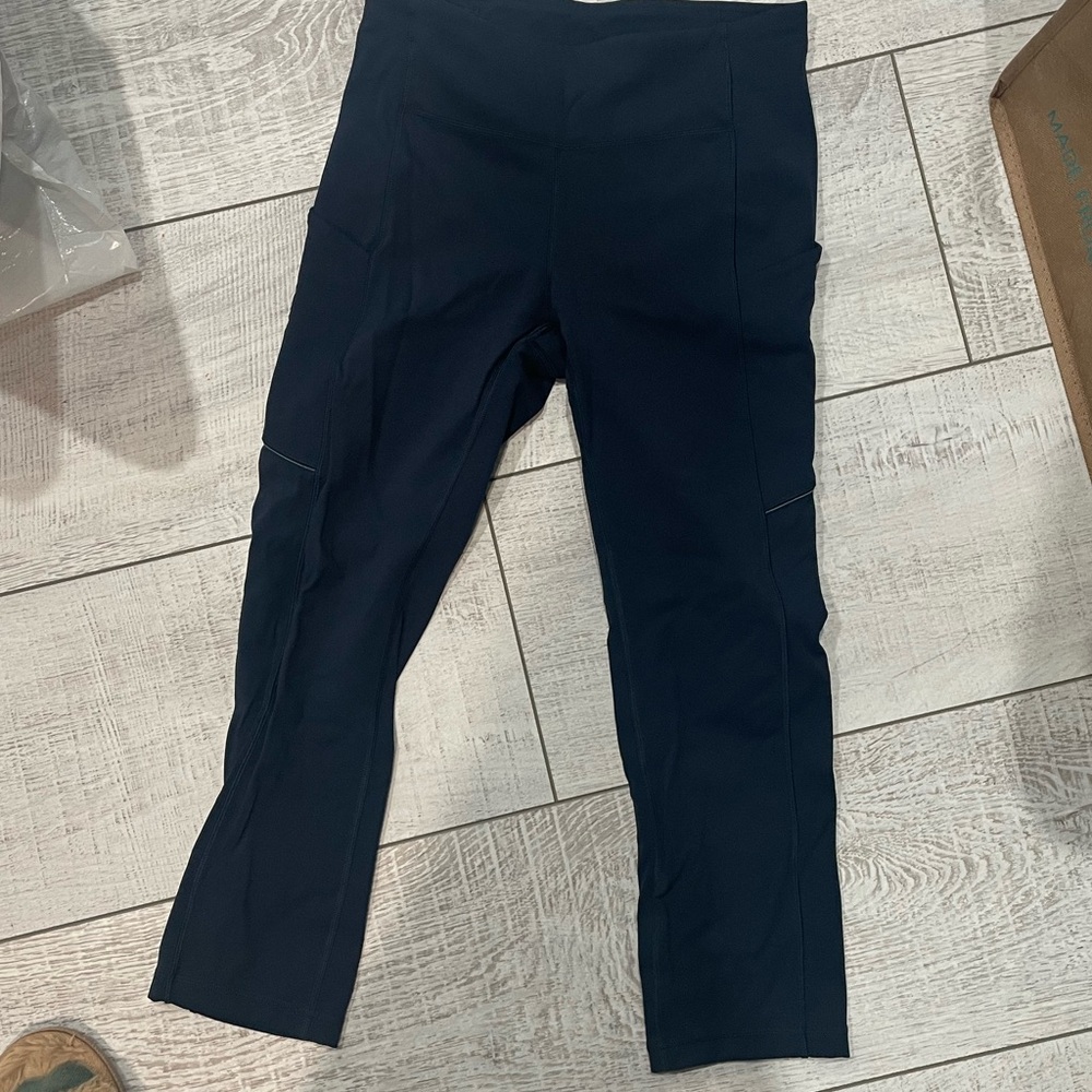Lululemon navy running leggings